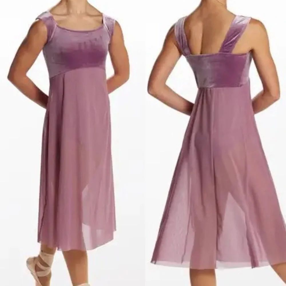 WEISSMAN Dance lyrical Costume lavender velvet maxi Le Onde
15886 LC child